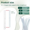 BuyUp 12 Pack Oxygen Tubing Support Crimp Straightener for Portable