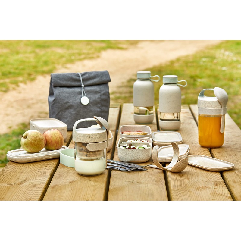 Lékué Jar to Go 400ml Organic, Beige, 400 ml