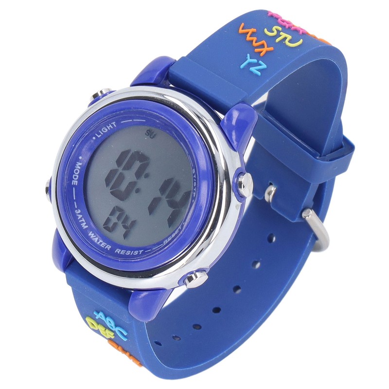 Cartoon Kids Watch Waterproof LED Backlight Electronic Child Watch with
