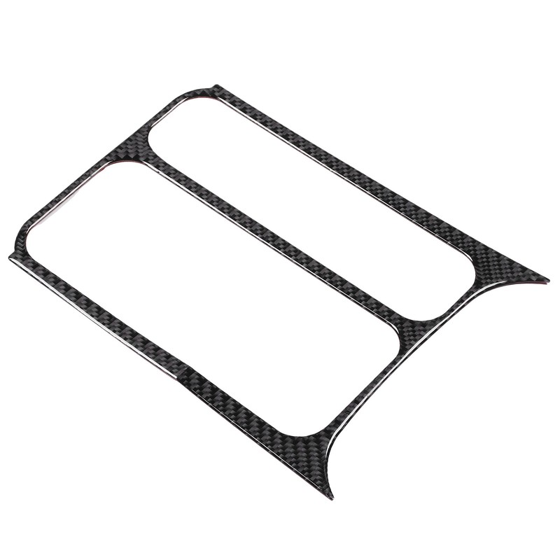 Carbon Fiber Water Cup Holder Panel Cover Front Coffee Bottle