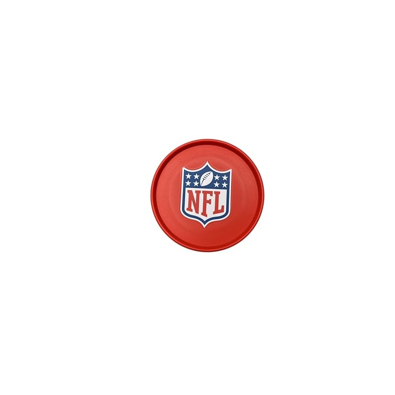 American Football Set of 4 Coasters, Plastic, 9 cm Diameter