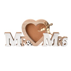 Wedding Gifts for Couples Picture Frame Wooden 3.5 × 3.5 Photo Gifts for Husband Wife Anniversary Birthday Gifts for Bride Bridegroom Mr and Mrs Picture Frame Gift Engraved