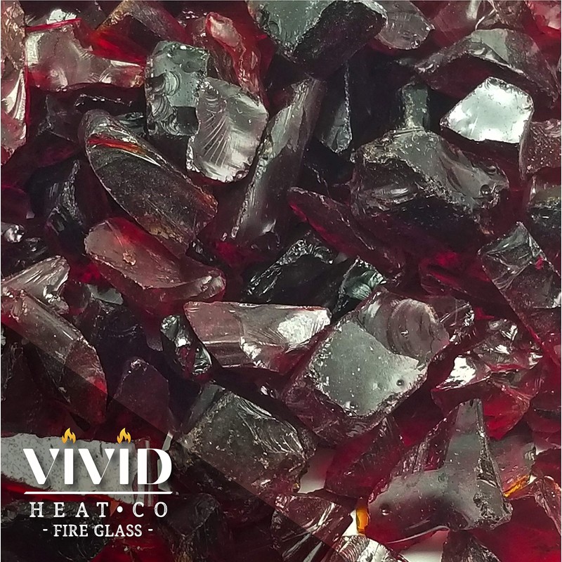 VIVID Heat (5-POUNDS Ruby Red Premium Indoor & Outdoor Crushed