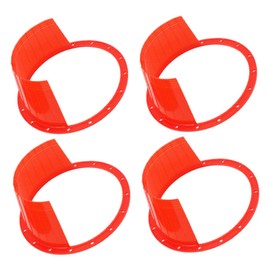 Beatifufu 4pcs Car Speaker Cover Protection Pad for Car Audio Easy Installation Ultra-Thin Design for Enhanced Sound Transmission