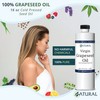 GrapeSeed Oil-Cold Pressed, Virgin, Undiluted, 100% Pure Grape Seed Oil,