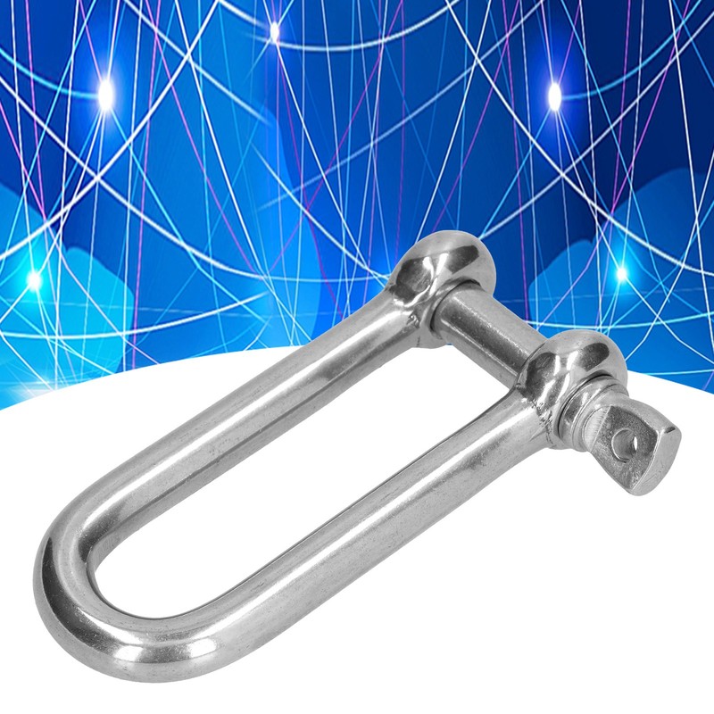 Long D Shackle 304 Stainless Steel Straight Anchor Screw Pin