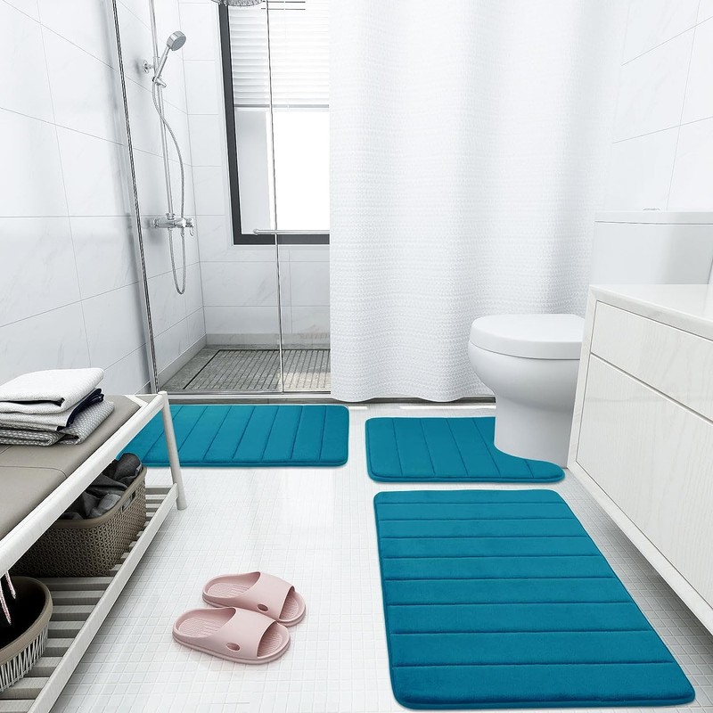 smiry Memory Foam Bath Mat, 60 x 90 cm, Extra