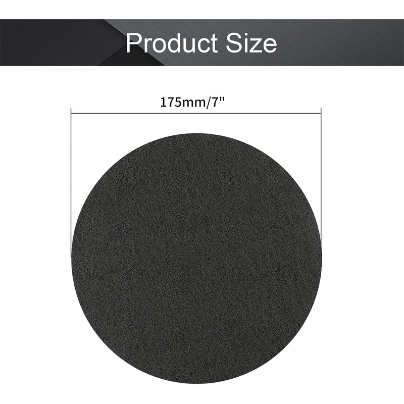 Utoolmart 7 Inch Scrubber Scouring Pads 1000 Grits Drill Brush