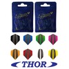 THOR-DARTS L-Style Dart Tips in Double Pack Flights (2 x