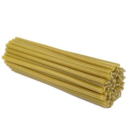 NKlaus 36263 Altar Candles 325 g (Approx. 50 Pieces) Beeswax Candles Length 18.5 cm