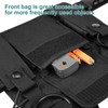 Radio Chest Harness Front Pack Pouch Holster Vest Rig for