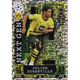 Topps Match Attax 2023 2024 Julien Duranville Next Gen Trading Card