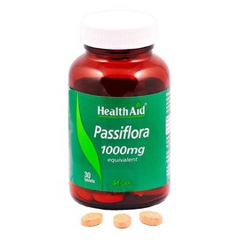 HEALTH AID PASSIFLORA 1000MG 30TABLETS