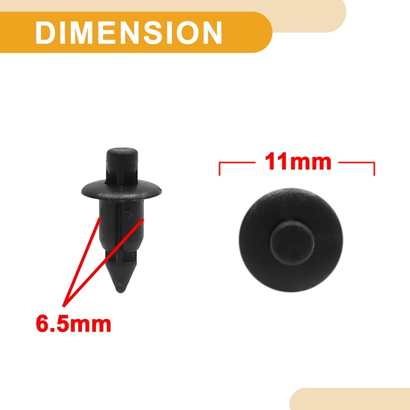 Partuto Clip Rivets Fastener - for Nissan, for Honda, for
