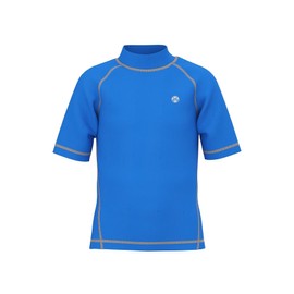 HDTIYUYP Boys' UV Shirt Children Swimming T-Shirt Children's Swimming Shirt Rash Vest Surfing T-Shirt Quick-Drying Beach Shirt Water Sports Top, Royal S