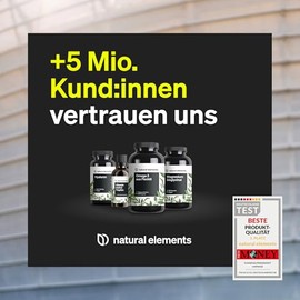 Vitamin C 500 mg, 365 Capsules, Premium Buffered Vitamin C (pH Neutral, Acid-Free and Gentle on the Stomach), No Unwanted Additives, Vegan and Made in Germany