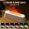 Flame Essential Oil Diffuser, Air Humidifier with 7 Colors Light,