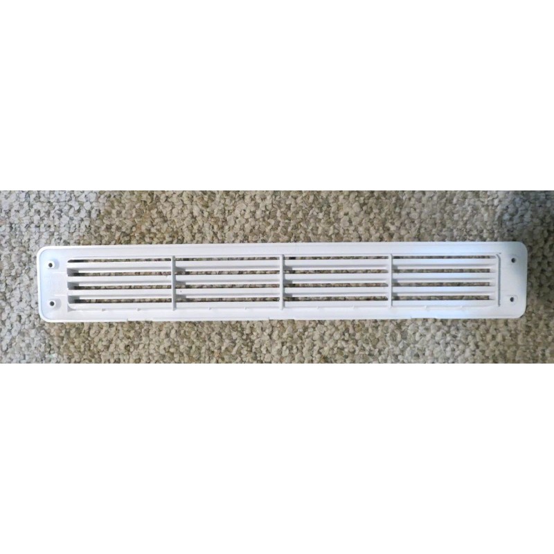 GRADY WHITE **OEM**FLUSH LOUVERED VENT "WHITE" 17-1/2" x 2-3/4" Flange