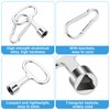 Set of 4 triangular keys for bollards, tap keys, metal