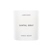 Lake & Skye Santal Gray Candle (8 oz), 50 Hours