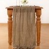 LINXTAR Nude Table Runner Cheesecloth Table Runner 10FT Farmhouse Table