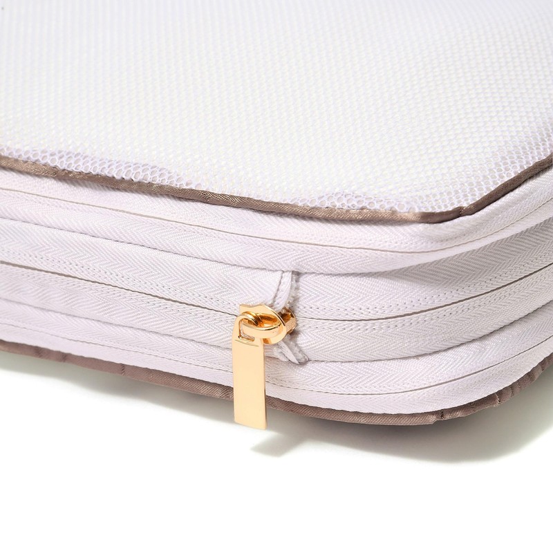 Francfranc Classic Flower Compression Organizer Small Light Pink