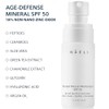 NAELI Crema Hidratante Tintada Anti Envejecimiento Spf 50, Protector Solar