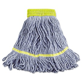 Boardwalk 501BL Super Loop Wet Mop Heads, Cotton/Synthetic, Small Size, Blue