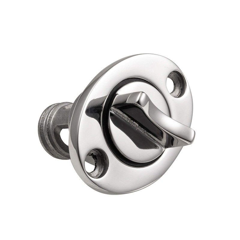 2 Pcs Oval Garboard Drain Plug,316 Stainless Steel Marine Drain