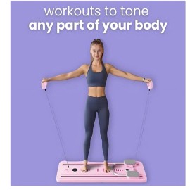 Unbranded Portable Pilates Bar Kit – Resistance Bands for Home Gym & Full Body Workout