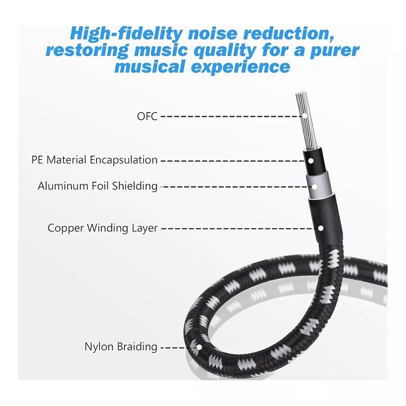 Abigale Cable para Guitarra Eléctrica - Cable para Bajo, Amplificador