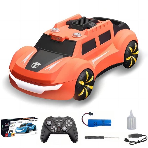 ECBANLI Dual Spray Remote Control Car, RC Drift Car 360°Rotating