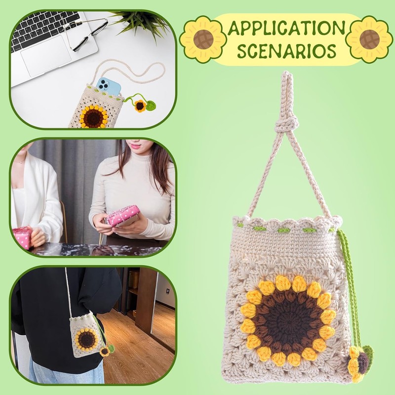 Crochet Kit for Beginners, Crochet Starters Craft Kniting Kits for
