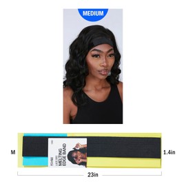 16 Inch Studio Limited Professional Plastic Mannequin Head Durable Wig Head Stand Torso Styling Making Display Holder with Jack for Wigs, Hat, Mask, Headdress (Nude 1 + 3 Pcs Lace Melting Band Set)