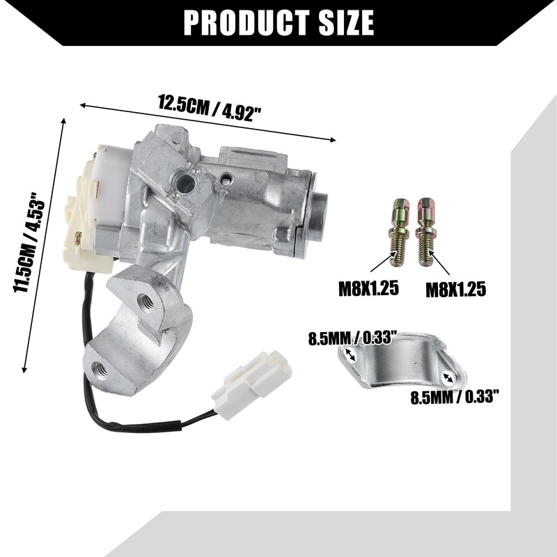 Hihaha Ignition Starter Switch with Lock Cylinder Keys for Toyota
