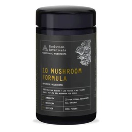 Evolution Botanicals Buy Evolution Botanicals Organic 10 Mushroom Formula Jar 100g Online