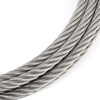 10m Stainless Steel Wire Rope Cable 2mm Cordage Strand: 7x7