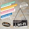 Nostalgic Art 28013 – Wi-Fi Sign, 10 x 20 cm