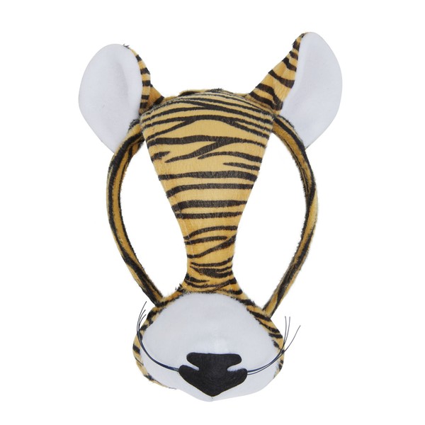 Bristol Novelty EM159 Tiger Mask and Sound on Headband, Unisex-Child,