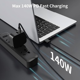 ALKEUR Cavo USB C magnetico 140 W PD per MacBook Pro/Air