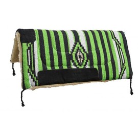 32" x 32" Acrylic Top Saddle Pad w/Fleece Bottom (Lime)