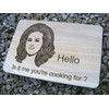 Adele Hello Chopping Cutting Cheese Board Place MAT Engraved Wooden