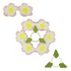 PME JEM Briar Rose Cutwork Embroidery Cutters, Set of 3,White,12