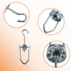 Roauend 5 Packs Rotating Swivel Hook for Powder Coating Painting,