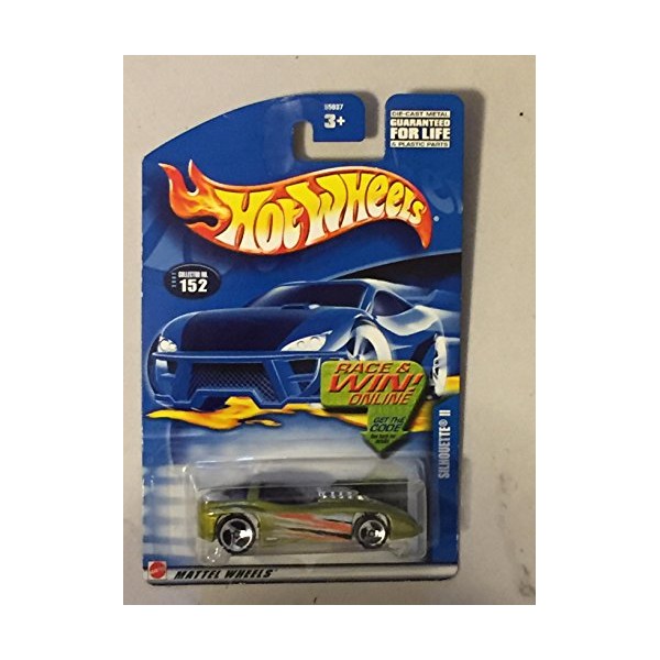 Hot Wheels 2002-152 Silhouette II OLIVE Mainline