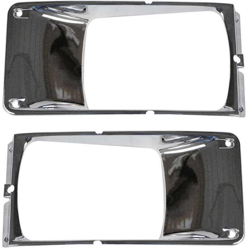LAFORMO 2 X Headlight Bezel Chrome Compatible With 1987-2003 International