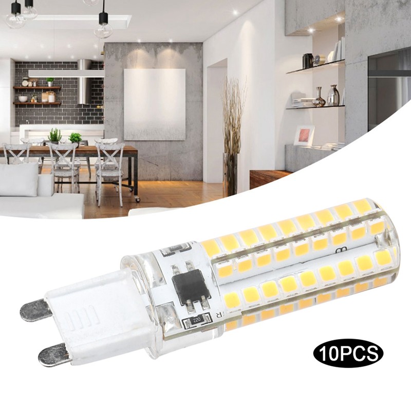 10Pcs G901052 1.5W Mini Silicone Bi‑Pin LED Light Bulb Kit