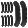 Operitacx 10pcs Heat Resistant Plastic Pot Handle Covers Non Slip