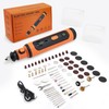 8V Cordless Rotary Tool Kit, 5-Speed rechargeable Kit, USB Charging