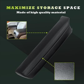 FULGURALSNAIL Door Armrest Lid Replacement Kit with for Ford F150 2015 2016 2017 2018 2019 2020 Replaces FL3B 1504604 AA (Door Armrest Left (Black))